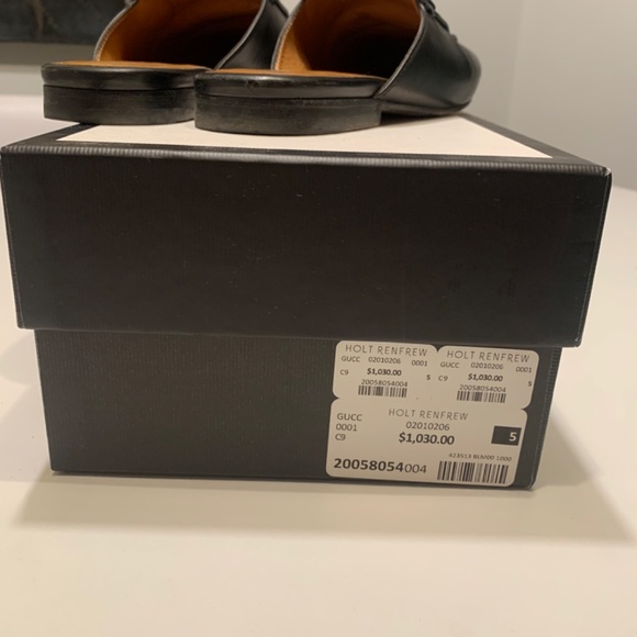 Gucci Princetown Leather Slipper Size 5 - Picture 4 of 4